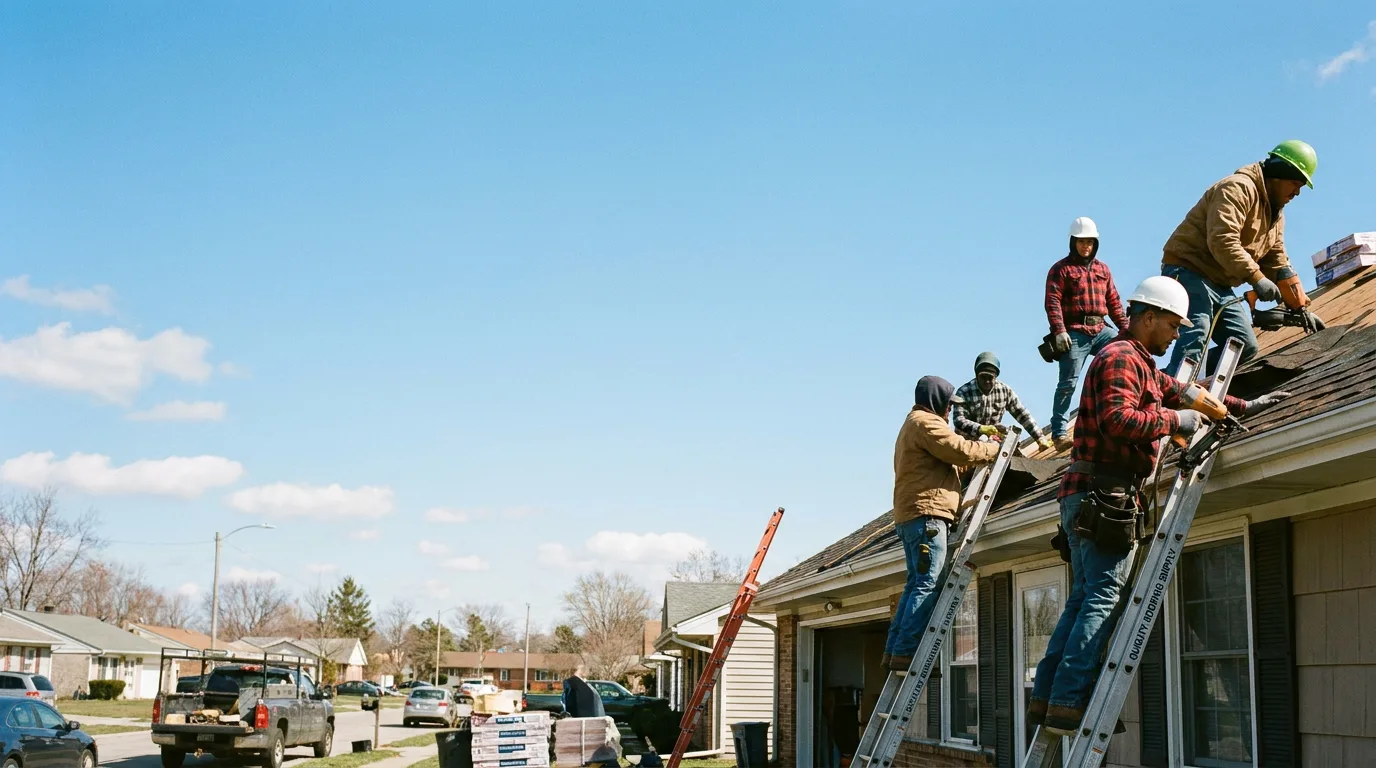 Roofing in Steger, IL near me